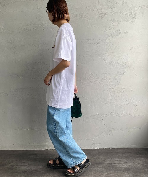 Carhartt WIP（カーハートダブリューアイピー）の「[carhartt WIP/カーハートダブリューアイピー] AMERICAN SCRIPT ワンポイント刺繍ロゴ ショートスリーブTシャツ（Tシャツ/カットソー・レディース・ライトグレー/ブラック/ホワイト/ネイビー/レッド・L/XS/S/M/XL）」の8枚目の写真