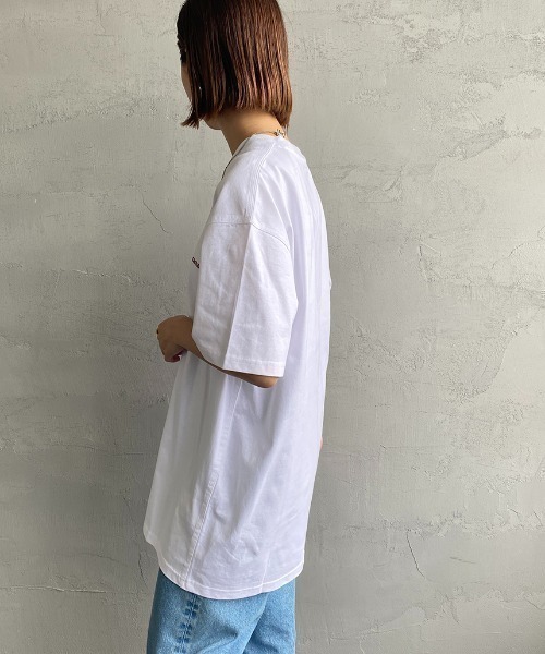 Carhartt WIP（カーハートダブリューアイピー）の「[carhartt WIP/カーハートダブリューアイピー] AMERICAN SCRIPT ワンポイント刺繍ロゴ ショートスリーブTシャツ（Tシャツ/カットソー・レディース・ライトグレー/ブラック/ホワイト/ネイビー/レッド・L/XS/S/M/XL）」の11枚目の写真
