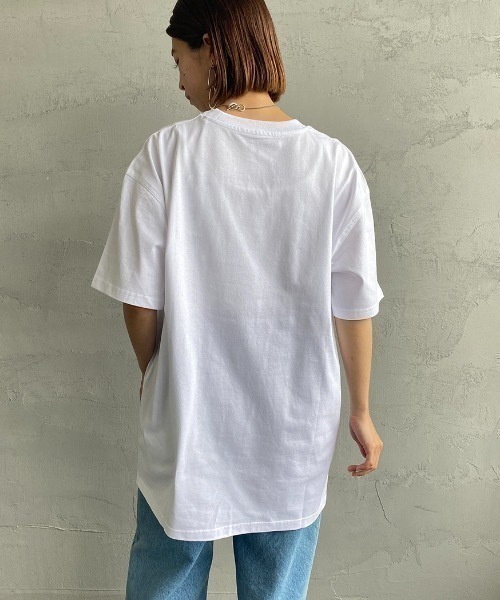 Carhartt WIP（カーハートダブリューアイピー）の「[carhartt WIP/カーハートダブリューアイピー] AMERICAN SCRIPT ワンポイント刺繍ロゴ ショートスリーブTシャツ（Tシャツ/カットソー・レディース・ライトグレー/ブラック/ホワイト/ネイビー/レッド・L/XS/S/M/XL）」の12枚目の写真