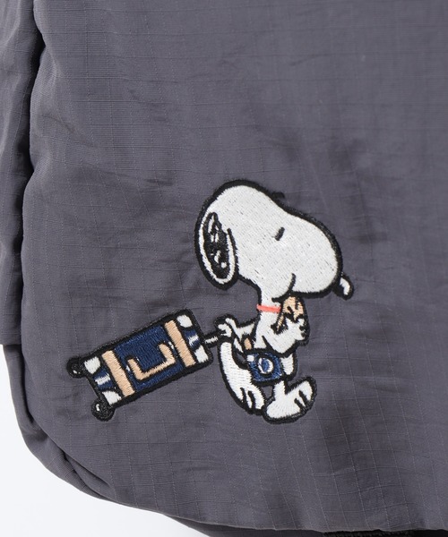 SNOOPY(スヌーピー)の「SNOOPY スヌーピー リュック デイパック折りたたみ enjoy your trip(バックパック/リュック・レディース・チャコールグレー・FREE)」の10枚目の写真
