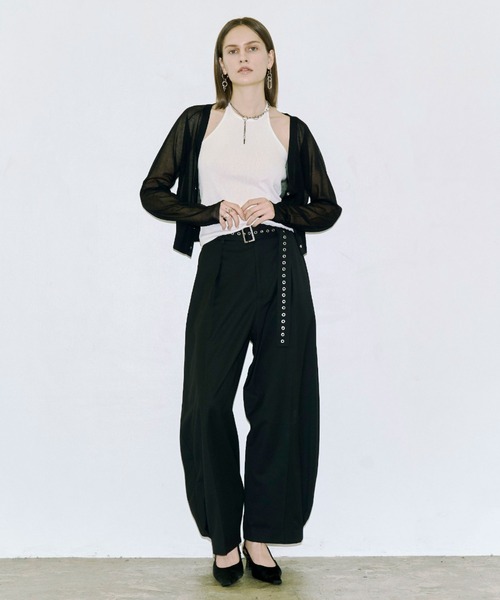 JOSE MOON(ジョゼムーン)の「BI-COLOR MOON KNIT CARDIGAN/バイカラームーンニットカーディガン(カーディガン/ボレロ・レディース・グレー/ブラック/その他/ピンク・FREE)」の15枚目の写真