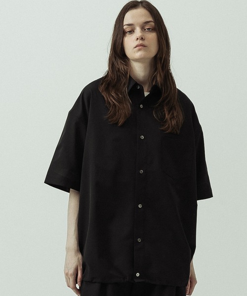 SLICK(スリック)の「【ZOZO限定】SLICK/スリック/Cool Dots Drawstring Regular Collar Shirt / クールドッツドローストリングレギュラーカラーシャツ/セットアップ(シャツ/ブラウス・メンズ・ベージュ/ブラック/チャコールグレー・1/2/3)」の4枚目の写真