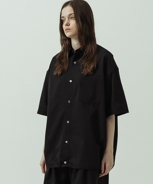 SLICK(スリック)の「【ZOZO限定】SLICK/スリック/Cool Dots Drawstring Regular Collar Shirt / クールドッツドローストリングレギュラーカラーシャツ/セットアップ(シャツ/ブラウス・メンズ・ベージュ/ブラック/チャコールグレー・1/2/3)」の6枚目の写真