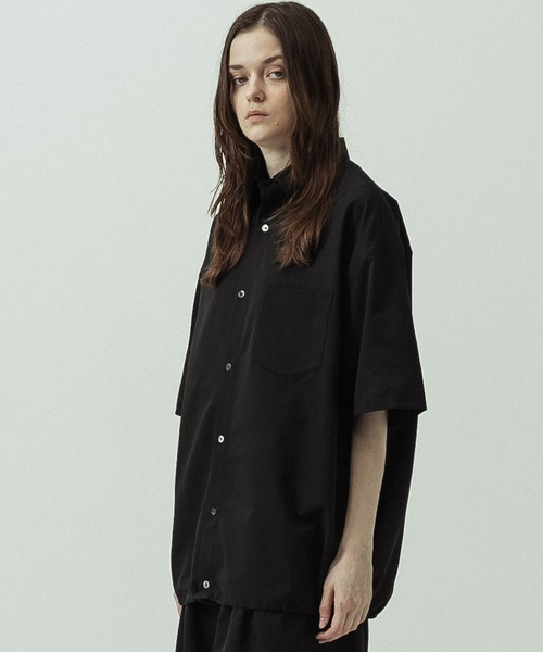SLICK(スリック)の「【ZOZO限定】SLICK/スリック/Cool Dots Drawstring Regular Collar Shirt / クールドッツドローストリングレギュラーカラーシャツ/セットアップ(シャツ/ブラウス・メンズ・ベージュ/ブラック/チャコールグレー・1/2/3)」の7枚目の写真