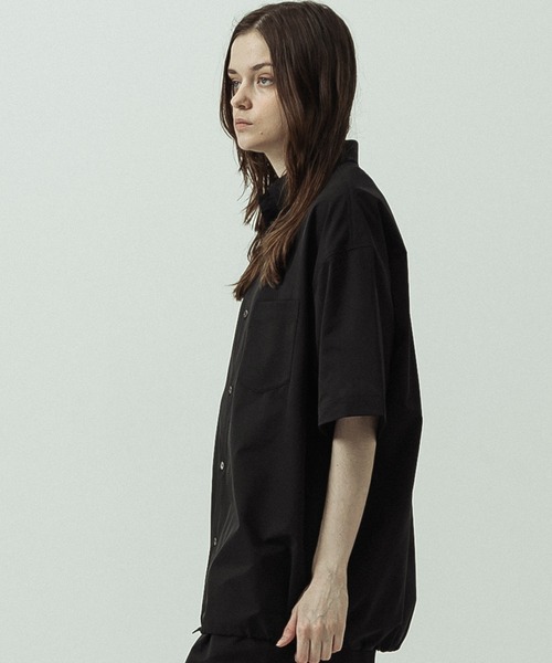 SLICK(スリック)の「【ZOZO限定】SLICK/スリック/Cool Dots Drawstring Regular Collar Shirt / クールドッツドローストリングレギュラーカラーシャツ/セットアップ(シャツ/ブラウス・メンズ・ベージュ/ブラック/チャコールグレー・1/2/3)」の8枚目の写真
