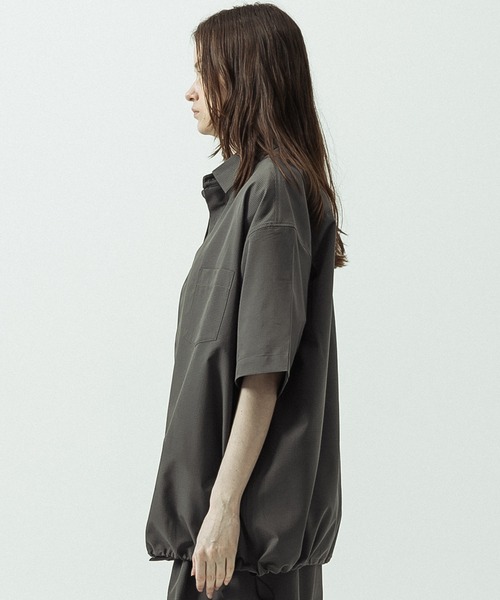 SLICK(スリック)の「【ZOZO限定】SLICK/スリック/Cool Dots Drawstring Regular Collar Shirt / クールドッツドローストリングレギュラーカラーシャツ/セットアップ(シャツ/ブラウス・メンズ・ベージュ/ブラック/チャコールグレー・1/2/3)」の22枚目の写真