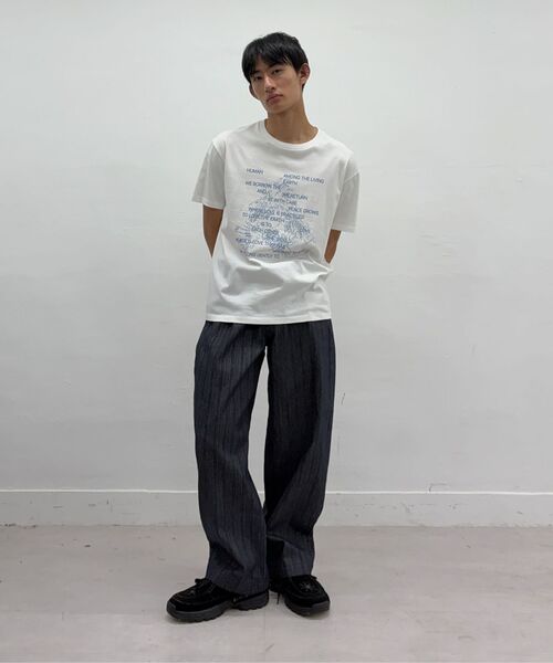 Millo Archive（ミロ アーカイブ）の「リビングトレースTシャツ[ブルーグレー]（Tシャツ/カットソー・メンズ・その他・MEDIUM/LARGE/X-LARGE）」の9枚目の写真