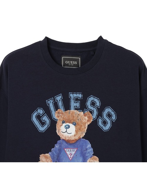 Guess(ゲス)の「ECO GUESS Bear Sweatshirt(スウェット・メンズ・ダークネイビー・SMALL/X-LARGE)」の7枚目の写真