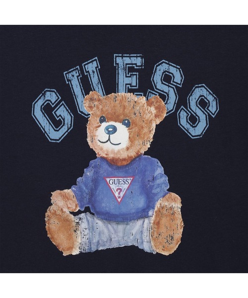 Guess(ゲス)の「ECO GUESS Bear Sweatshirt(スウェット・メンズ・ダークネイビー・SMALL/X-LARGE)」の4枚目の写真