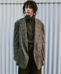 Ameri(�A����)��DEFORMATION TACK CHECK JACKET(�e�[���[�h�W���P�b�g)