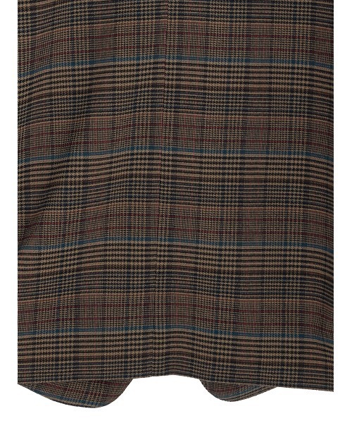 Ameri(アメリ)の「DEFORMATION TACK CHECK JACKET(テーラードジャケット・レディース・ブラウン・SMALL/MEDIUM)」の9枚目の写真