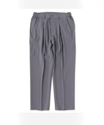 リネンライクワイドテーパードパンツ/セットアップ対応