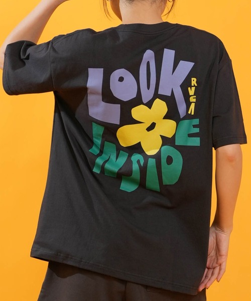 RVCA（ルーカ）の「RVCA/ルーカ 半袖 Tシャツ BG04C211（Tシャツ/カットソー・レディース・ホワイト/グレー/ブラック・M/S）」の3枚目の写真