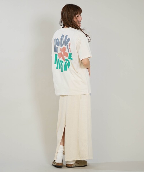 RVCA（ルーカ）の「RVCA/ルーカ 半袖 Tシャツ BG04C211（Tシャツ/カットソー・レディース・ホワイト/グレー/ブラック・M/S）」の11枚目の写真