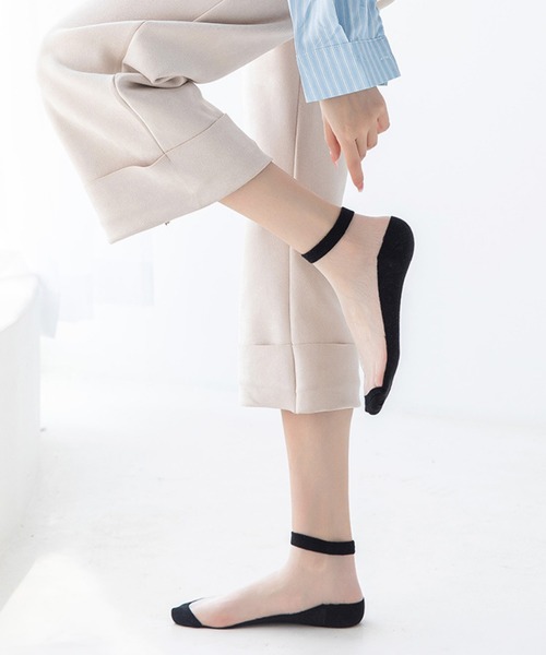 by LEGNA（バイレグナ）の「涼感シアーソックス（ソックス/靴下・レディース・B/C/D/E/A・FREE）」の9枚目の写真