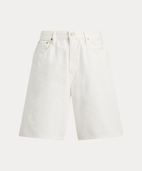 POLO RALPH LAUREN(ポロ ラルフ ローレン)の「Rivington リラックス 10インチ デニム ショートパンツ(デニムパンツ・メンズ・ホワイト・30/32/34/36)」の2枚目の写真