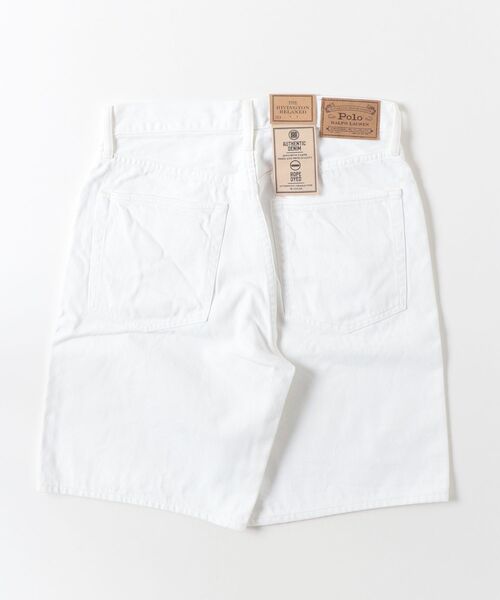 POLO RALPH LAUREN(ポロ ラルフ ローレン)の「Rivington リラックス 10インチ デニム ショートパンツ(デニムパンツ・メンズ・ホワイト・30/32/34/36)」の7枚目の写真