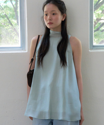SHEER A LINE BLOUSE - MINT