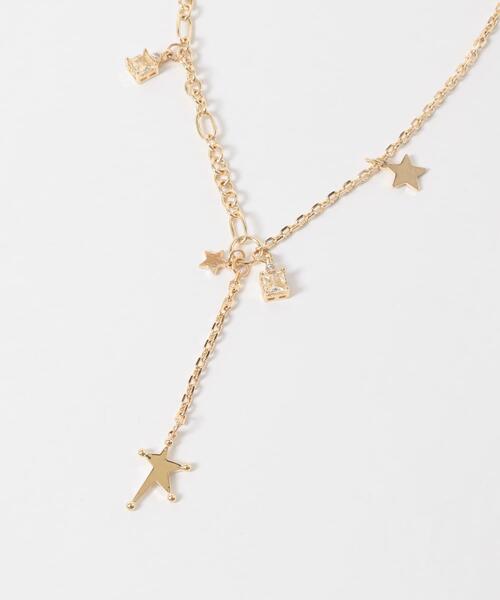 URBAN RESEARCH Sonny Label(アーバンリサーチサニーレーベル)の「カラービジュー×スターネックレス(ネックレス・レディース・シルバー/ゴールド・ONE)」の10枚目の写真