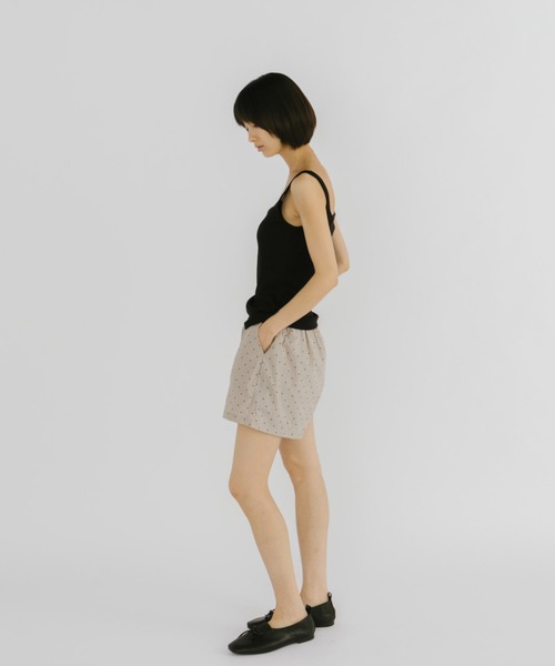 duei（デュイ）の「ドットナイロンイージーショートパンツ（その他パンツ・レディース・グレー/ネイビー・FREE）」の14枚目の写真