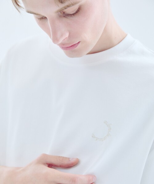 ABAHOUSE(アバハウス)の「サークルロゴ ワンポイント 刺繍Tシャツ(Tシャツ/カットソー・メンズ・ブラック/グレイッシュブルー/グリーン系その他/ホワイト・46/48)」の12枚目の写真