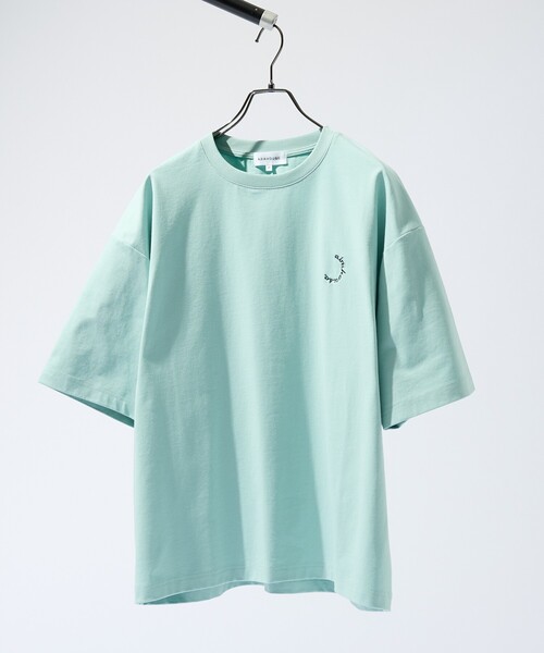 ABAHOUSE(アバハウス)の「サークルロゴ ワンポイント 刺繍Tシャツ(Tシャツ/カットソー・メンズ・ブラック/グレイッシュブルー/グリーン系その他/ホワイト・46/48)」の17枚目の写真