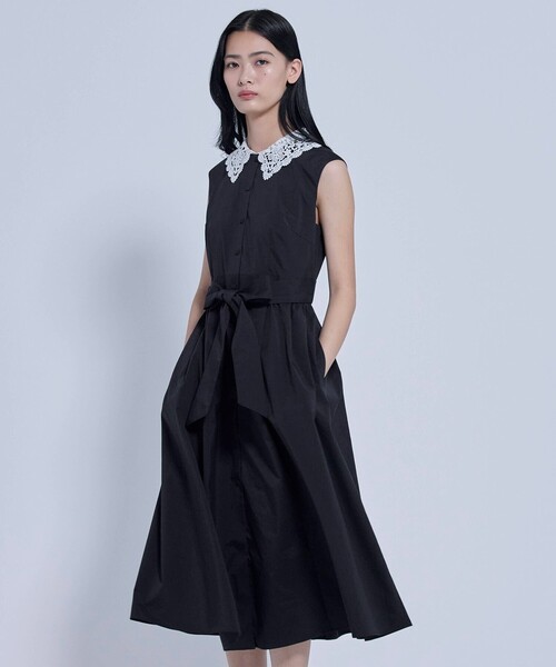 TOCCA（トッカ）の「ETERNAL CHARM ドレス（ワンピース・レディース・ブラック系/ブラウン系・0/00/4/2）」の2枚目の写真
