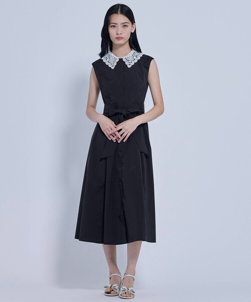 TOCCA（トッカ）の「ETERNAL CHARM ドレス（ワンピース・レディース・ブラック系/ブラウン系・0/00/4/2）」の5枚目の写真