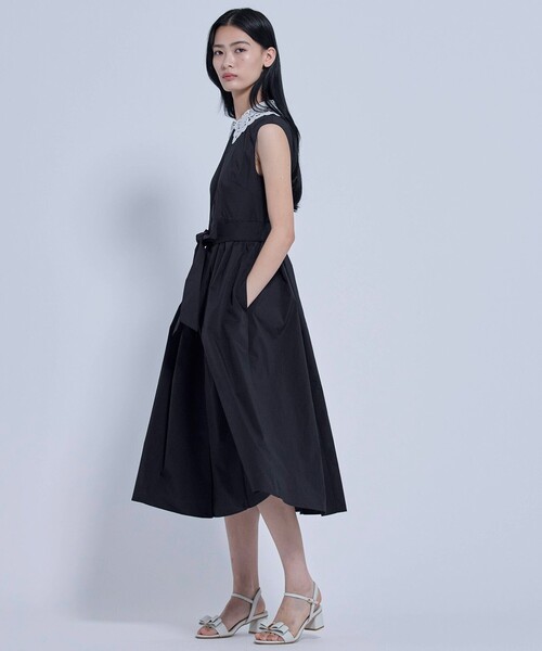 TOCCA（トッカ）の「ETERNAL CHARM ドレス（ワンピース・レディース・ブラック系/ブラウン系・0/00/4/2）」の7枚目の写真