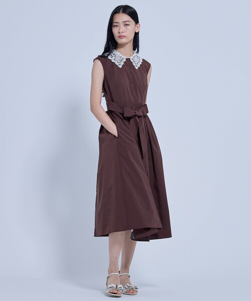 TOCCA（トッカ）の「ETERNAL CHARM ドレス（ワンピース・レディース・ブラック系/ブラウン系・0/00/4/2）」の10枚目の写真