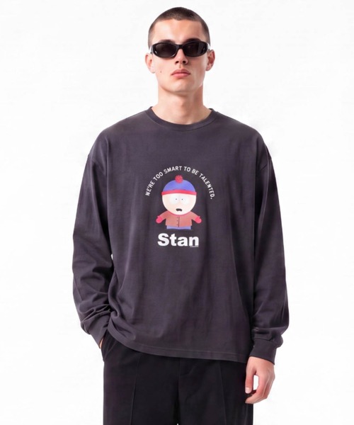 Children of the discordance(チルドレン オブ ザ ディスコ-ダンス)の「【Peroxside/ペルオキシド】SOUTH PARK Stan LS TEE(Tシャツ/カットソー・メンズ・ホワイト/ブラック・1/3/2)」の1枚目の写真