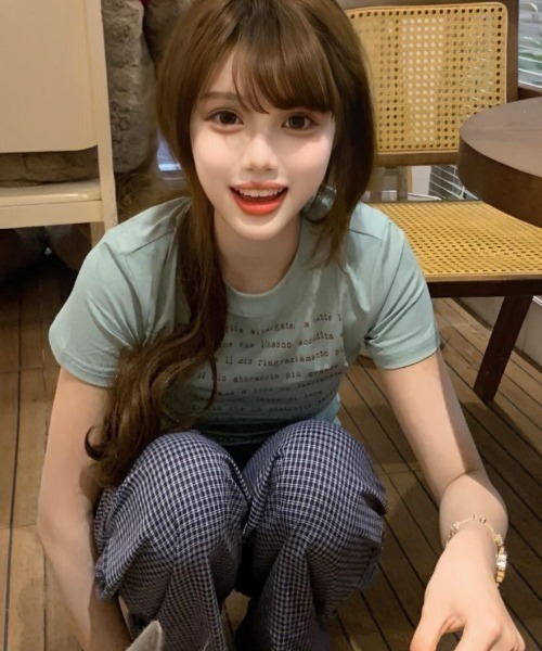 ViViDAY(ビビデー)の「英字プリントショートtシャツ(Tシャツ/カットソー・レディース・グリーン・M)」の16枚目の写真