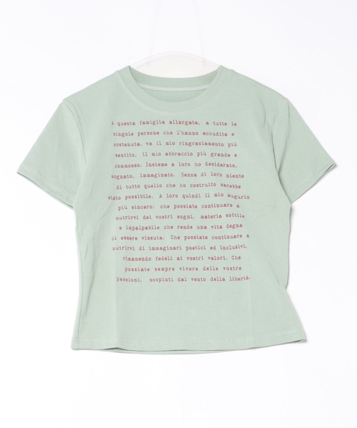 ViViDAY(ビビデー)の「英字プリントショートtシャツ(Tシャツ/カットソー・レディース・グリーン・M)」の18枚目の写真