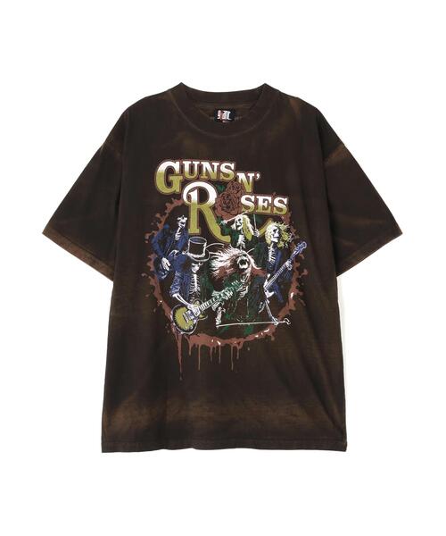 giant Vintage(ジャイアントヴィンテージ)の「Giant Vintage/ジャイアント ヴィンテージ/GUNS N ROSES SKELTON SLIVE(Tシャツ/カットソー・メンズ・ブラック・L/S/M)」の1枚目の写真