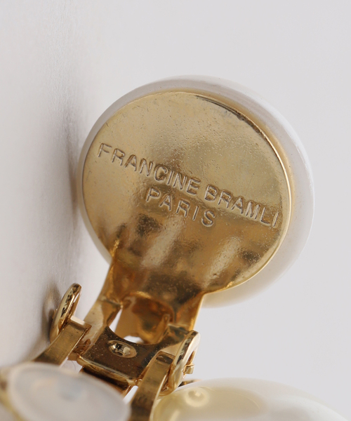 VERMEIL par iena（ヴェルメイユパーイエナ）の「FRANCINE BRAMLI フランシーヌ ブラムリ パールイヤリング（イヤリング・レディース・アイボリー・FREE）」の6枚目の写真
