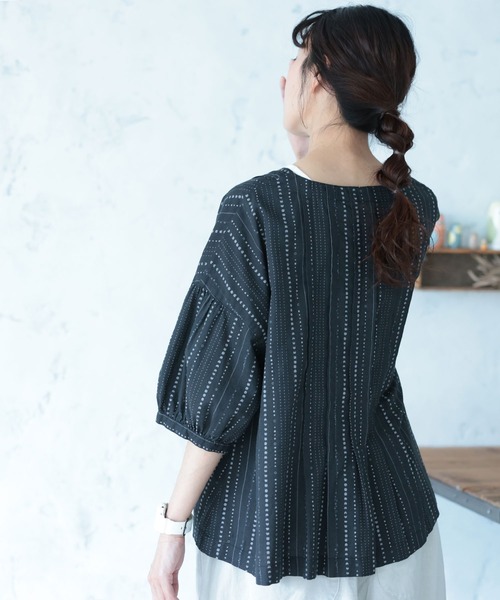 soulberry(ソウルベリー)の「星月夜のブラウス(シャツ/ブラウス・レディース・スミクロ・LL/3L/4L/5L/M/L)」の7枚目の写真