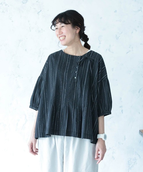 soulberry(ソウルベリー)の「星月夜のブラウス(シャツ/ブラウス・レディース・スミクロ・LL/3L/4L/5L/M/L)」の18枚目の写真