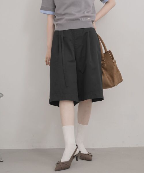 RETRO GIRL(レトロガール)の「タックハーフパンツ(その他パンツ・レディース・ブラック/ブラウン・FREE)」の9枚目の写真