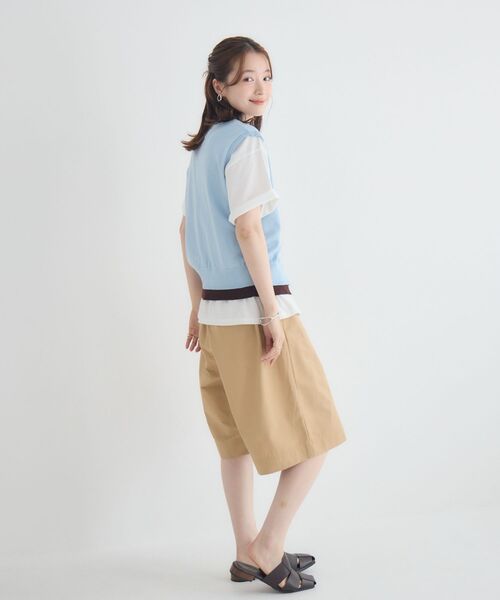 RETRO GIRL(レトロガール)の「タックハーフパンツ(その他パンツ・レディース・ブラック/ブラウン・FREE)」の13枚目の写真