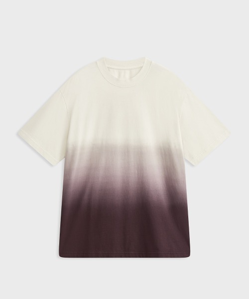 MODE COMMUTER（モードコミューター）の「Gradient Knit Crew Neck S/S T-Shirt（Tシャツ/カットソー・メンズ・グレー/ホワイト・SMALL/MEDIUM/LARGE）」の10枚目の写真