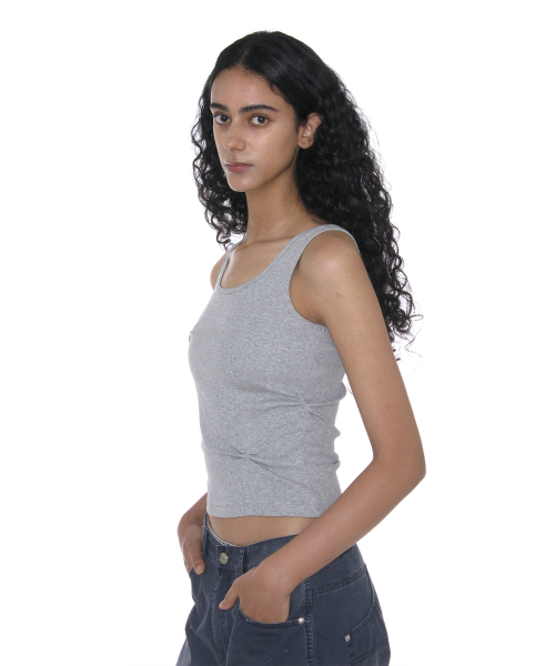 PARTIMENTO WOMEN(パルティメントウィメン)の「ラッチドスリーブレス_メランジ(Tシャツ/カットソー・レディース・その他・SMALL/MEDIUM)」の3枚目の写真