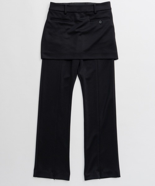 MAISON SPECIAL（メゾンスペシャル）の「Skirt Layered Pants/スカートレイヤードパンツ（その他パンツ・レディース・ブラック/ブラウン・36/38）」の15枚目の写真