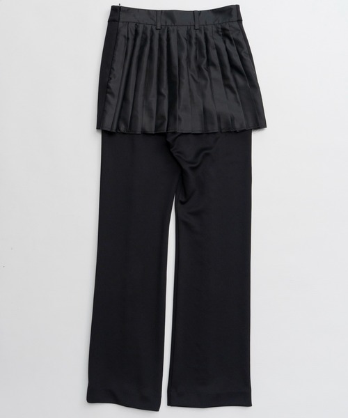 MAISON SPECIAL（メゾンスペシャル）の「Skirt Layered Pants/スカートレイヤードパンツ（その他パンツ・レディース・ブラック/ブラウン・36/38）」の16枚目の写真