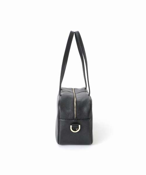 VERMEIL par iena(ヴェルメイユパーイエナ)の「SALCE サルーチェ ARISA GRAIN W34xH17xD12cm 4463250001(ボストンバッグ・レディース・ブラック・FREE)」の5枚目の写真