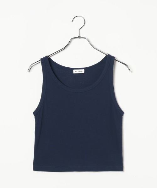 LEPSIM(レプシィム)の「タンク×長袖レイヤード《2点セット》 840060(Tシャツ/カットソー・レディース・ネイビー/チャコールグレー/ブラック・MEDIUM/LARGE)」の11枚目の写真