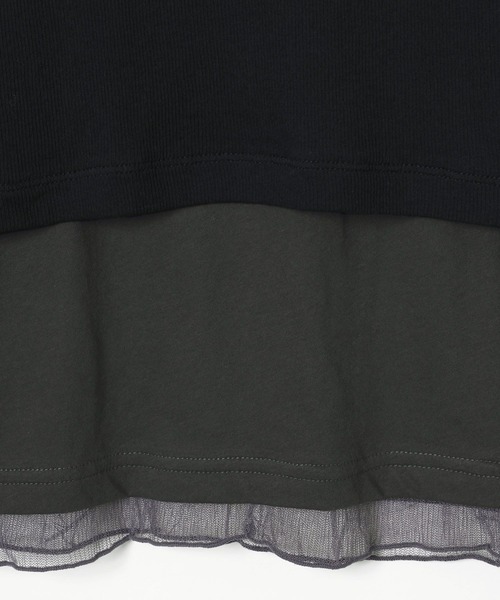 LEPSIM(レプシィム)の「タンク×長袖レイヤード《2点セット》 840060(Tシャツ/カットソー・レディース・ネイビー/チャコールグレー/ブラック・MEDIUM/LARGE)」の17枚目の写真