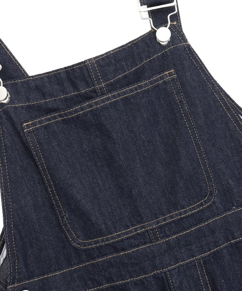 anap mimpi(アナップミンピ)の「ショート丈オーバーオール(つなぎ/オールインワン・レディース・ブラウン/インディゴブルー・F)」の20枚目の写真