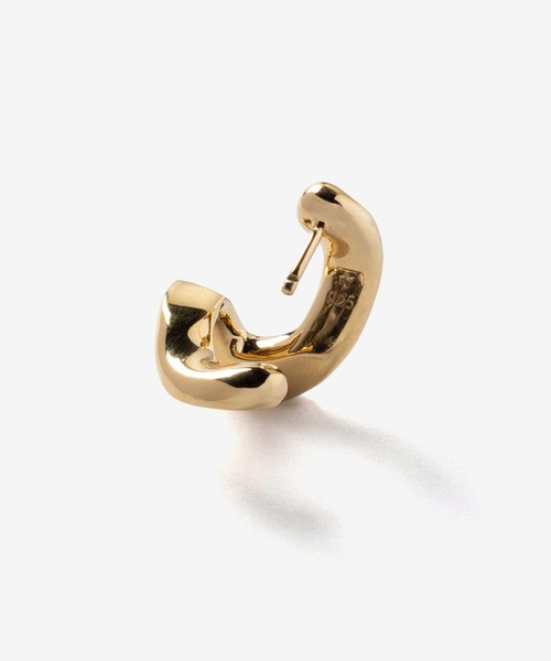 TOM WOOD(トムウッド)の「【TOM WOOD / トムウッド】Dean Hoops Gold / ディーン フープ ピアス ゴールド(ピアス(両耳用)・レディース・ゴールド・FREE)」の5枚目の写真