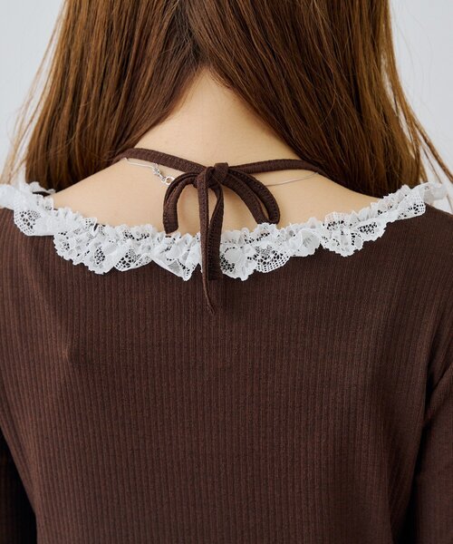 Another Branch olive des olive(アナザーブランチオリーブデオリーブ)の「レース付きキャミソールボレロset(Tシャツ/カットソー・レディース・ブラック/ブラウン/アイボリー・FREE)」の19枚目の写真