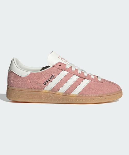 adidas(アディダス)の「ミュンヘン / Muenchen スニーカー / アディダスオリジナルス adidas Originals(スニーカー・レディース・ピンク・23.0cm/23.5cm/24.0cm/24.5cm/27.0cm/27.5cm/22.5cm/22.0cm/29.0cm/25.0cm/25.5cm/26.0cm/26.5cm/28.0cm/28.5cm)」の2枚目の写真